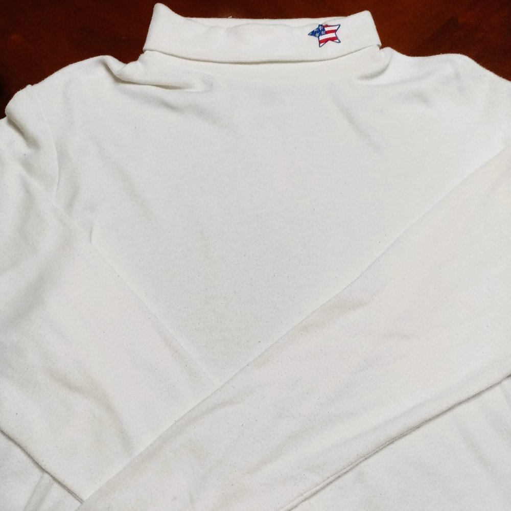 Women's Turtleneck Long-sleeved Shirt, W-19", L-23"